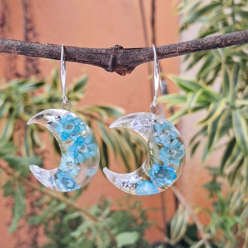 Brincos Serenidade Azul | Jardim Eterno